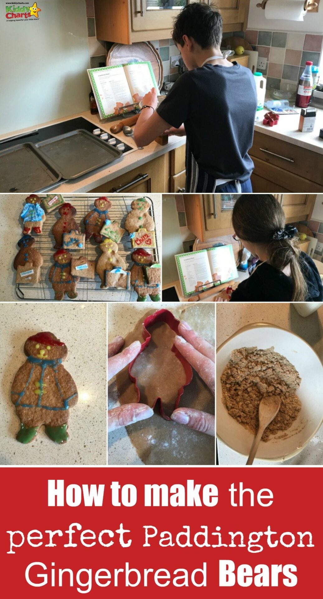 Do your kids love Paddington Bear - in which case they will LOVE this Gingerbread bears - so easy to make; in fact this 12 year old did?!? #Paddington2 #biscuits #cookingwithkids #gingerbread