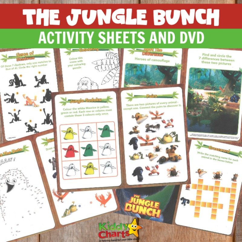 Jungle bunch activity sheets full download