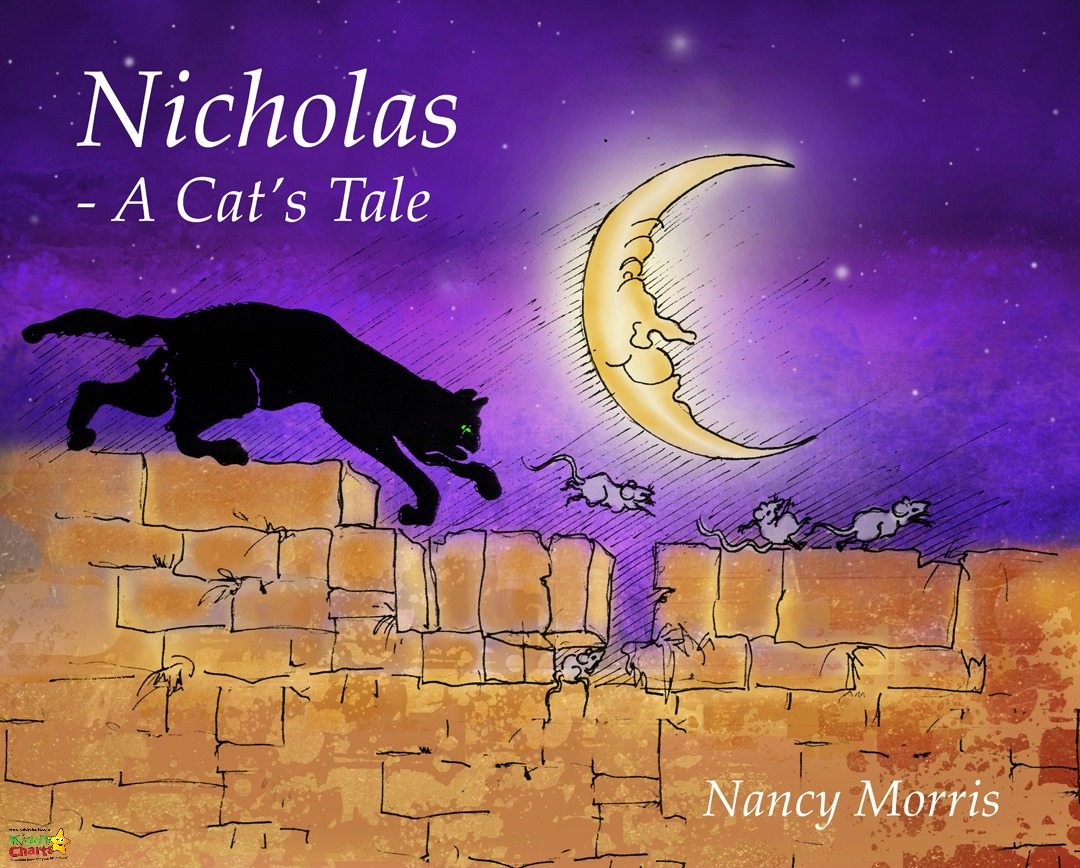 A CAts Tale Colouring Sheets; Nicholas and mice, and in the larder.