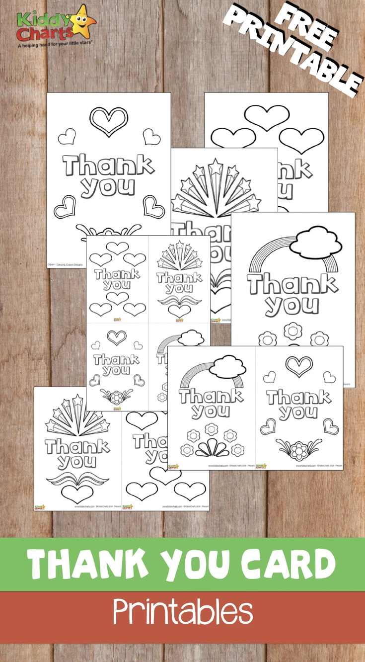 Thank You Card Designs For Kids