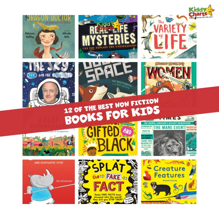 We've got 12 of the best non fiction books for kids - check them out and inspire your your readers TODAY! Non fiction books help to get kids reading.