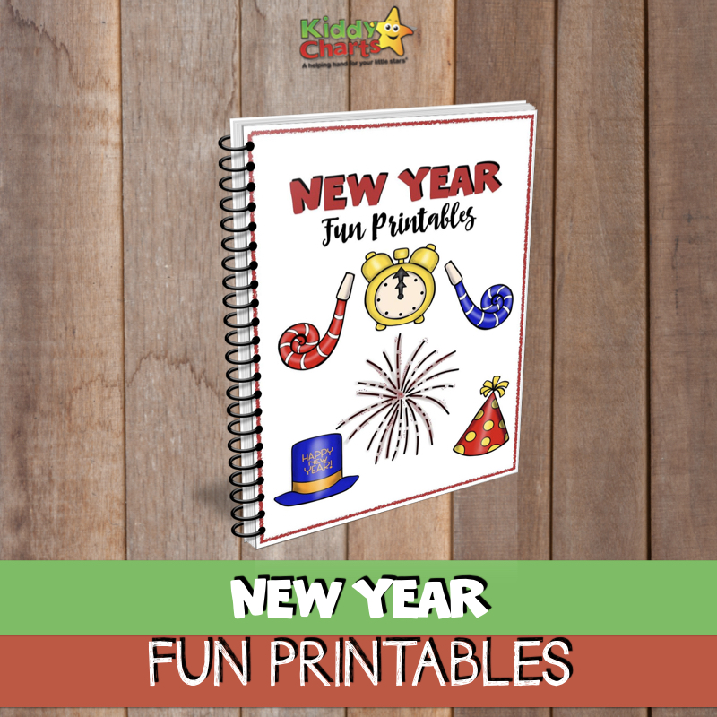 New Year free ebook printables for chlidren