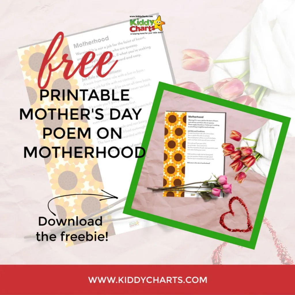 Free Printable Mother's Day Gift: Mother's Day Poem
