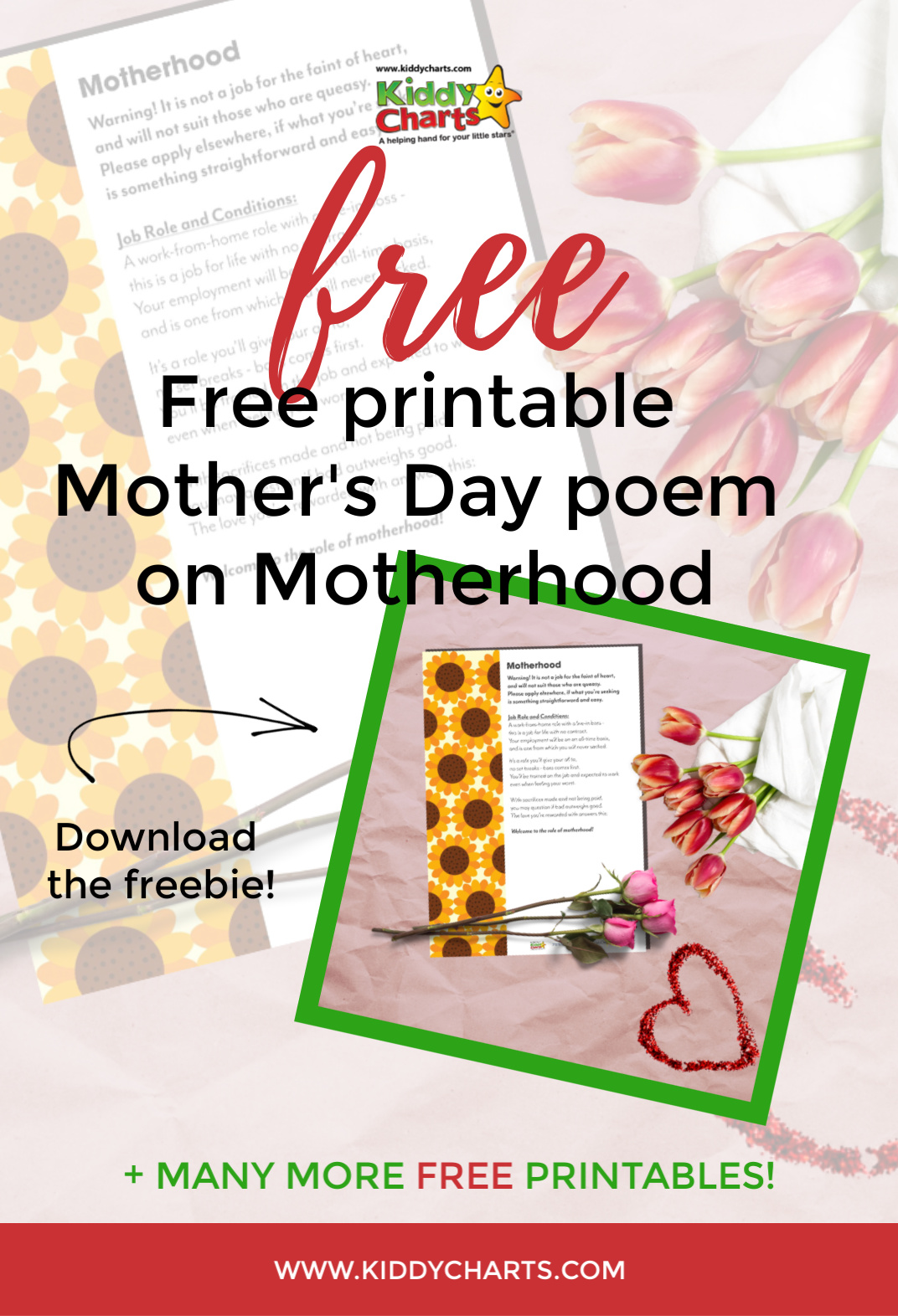 Printable Mother's Day Gift: Free Mother's Day Poem