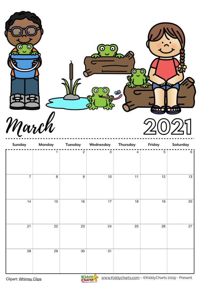 Free printable 2021 calendar: includes editable version