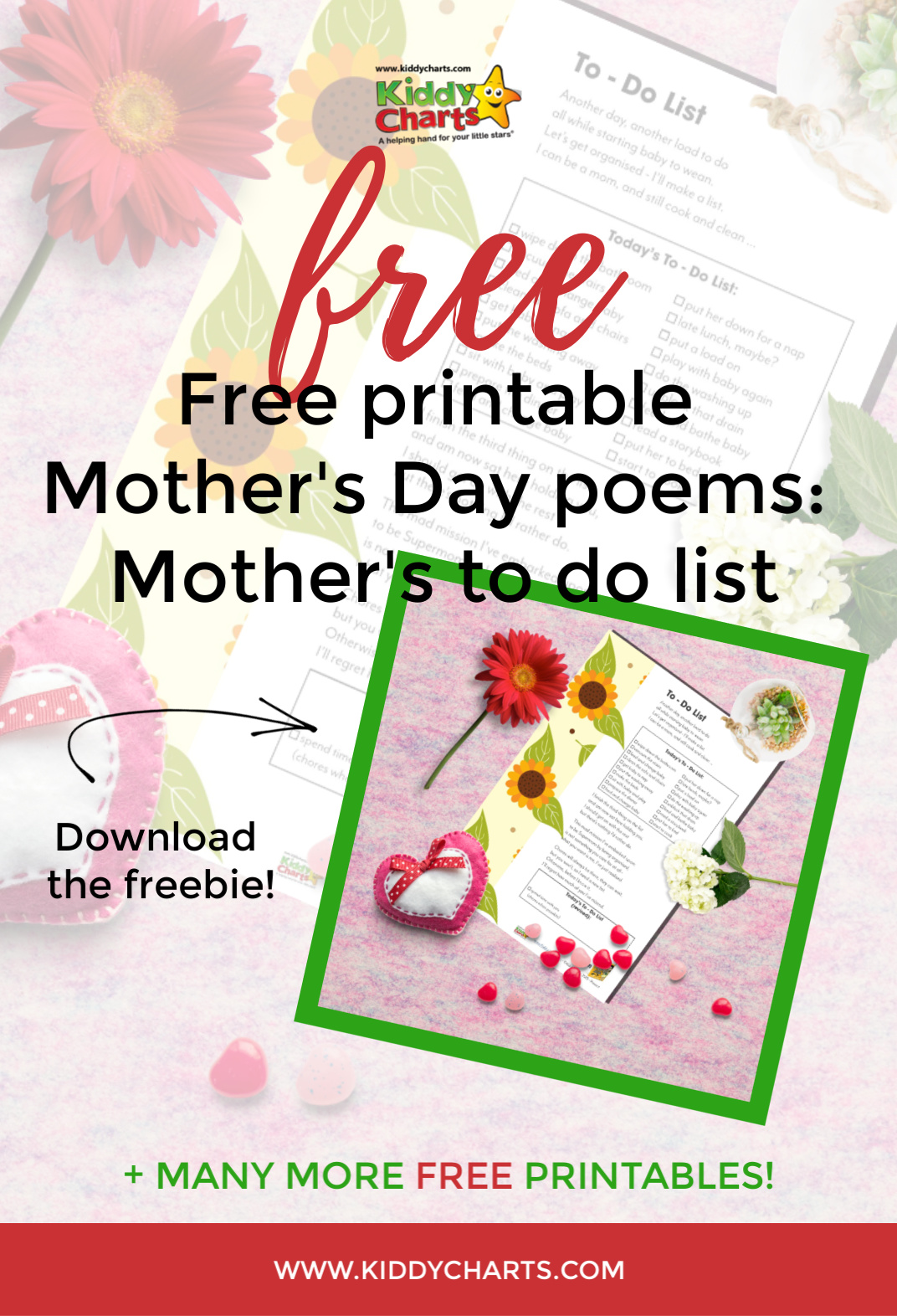 Gift idea for Mothers Day: Mothers to do list poem - KC