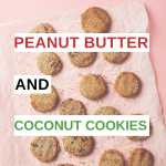 These peanut butter and coconut cookies are jam-packed with protein, mono- and poly-unsaturated fats, iron, and zinc making them a sweet treat that’s good for you. #Snack #Recipes #Cookies