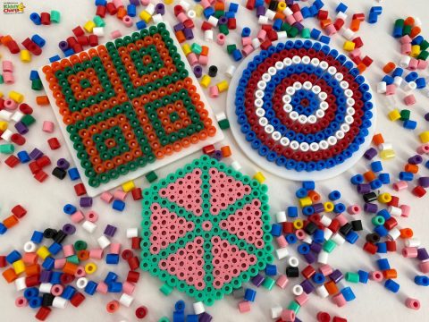 How to make Hama Bead coasters #31DaysOfLearning