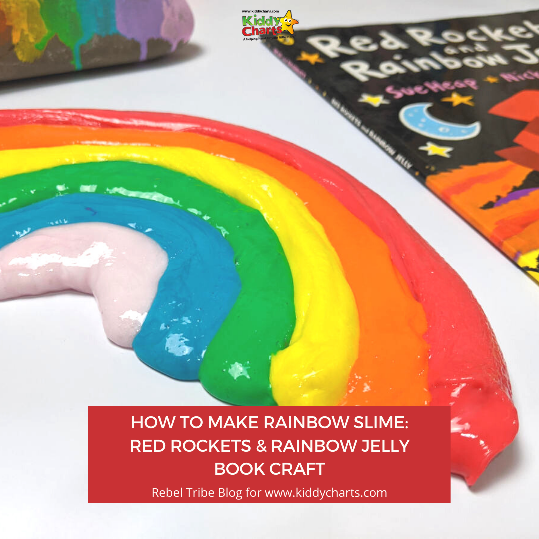 How to make rainbow slime: Red Rockets & Rainbow Jelly book craft