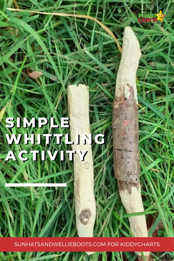 simple whittling activity for kids