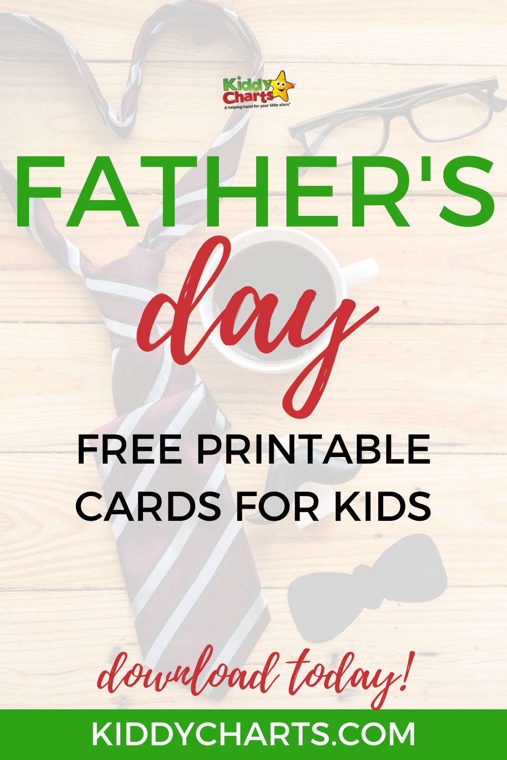 Four free Father's Day cards for kids to make themselves