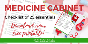 Medicine cabinet checklist: 25 essential items every parent needs