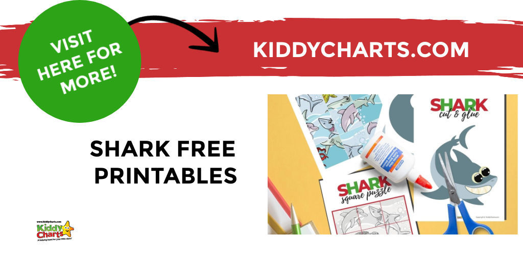 Free shark activities for kids