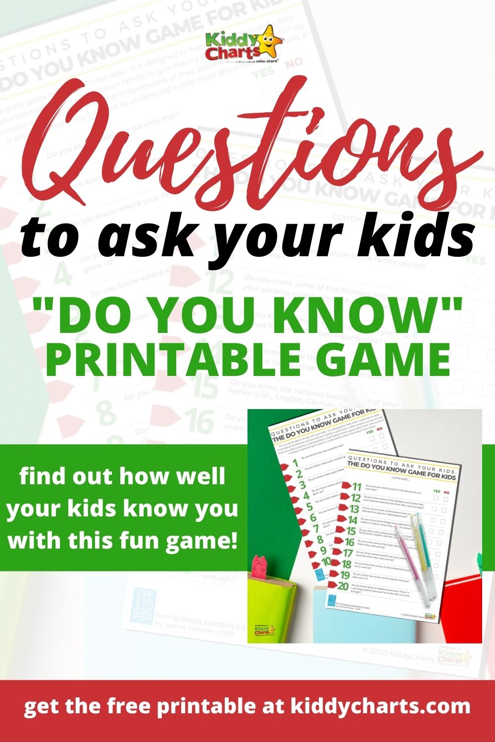 Questions To Ask Your Kids Printable - Kiddycharts.com