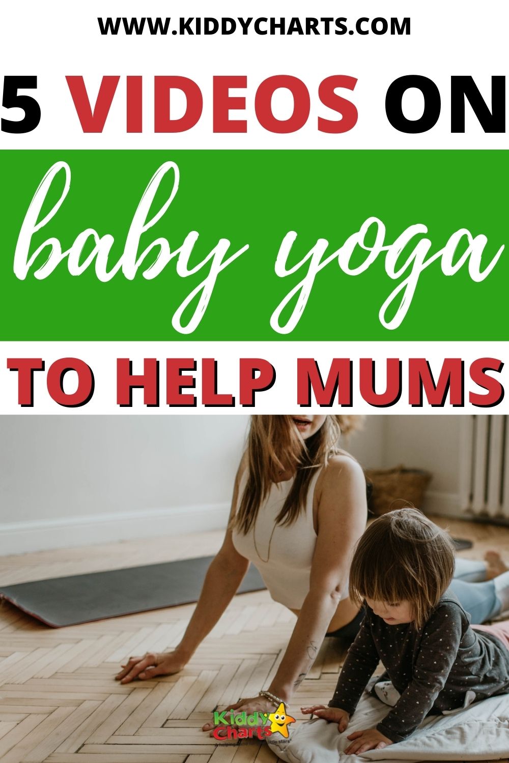 5 Great Videos to Help with Baby Yoga - kiddycharts.com