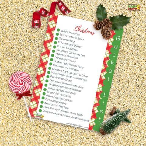 Free Christmas card list template