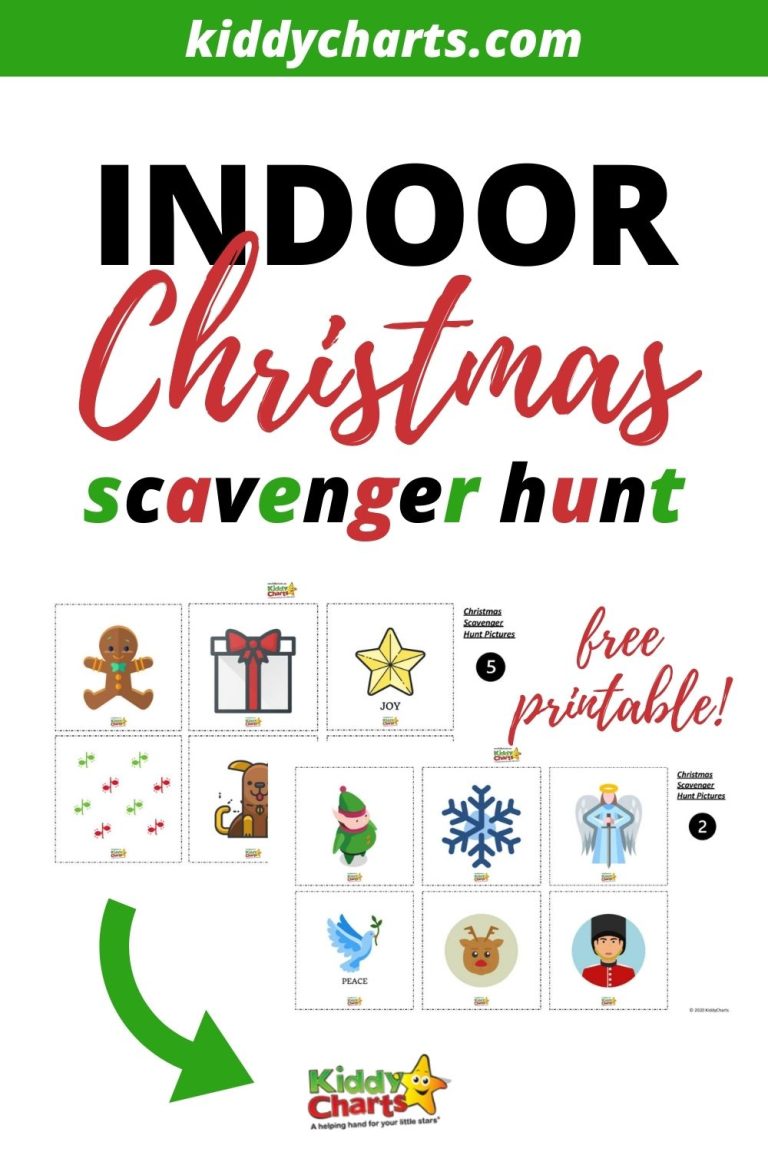 Christmas Scavenger Hunt - Outdoor and Indoor - kiddycharts.com