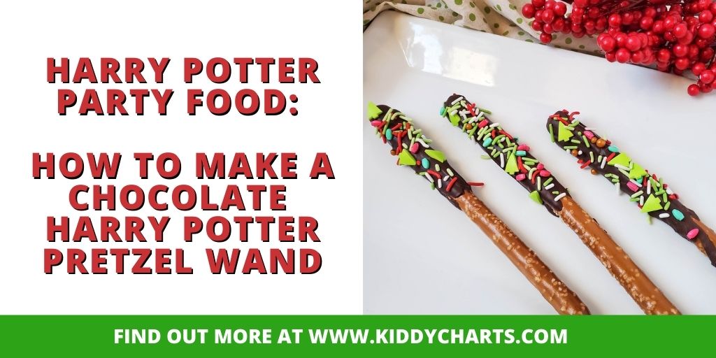 Harry Potter party food: How to make a chocolate Harry Potter pretzel wand