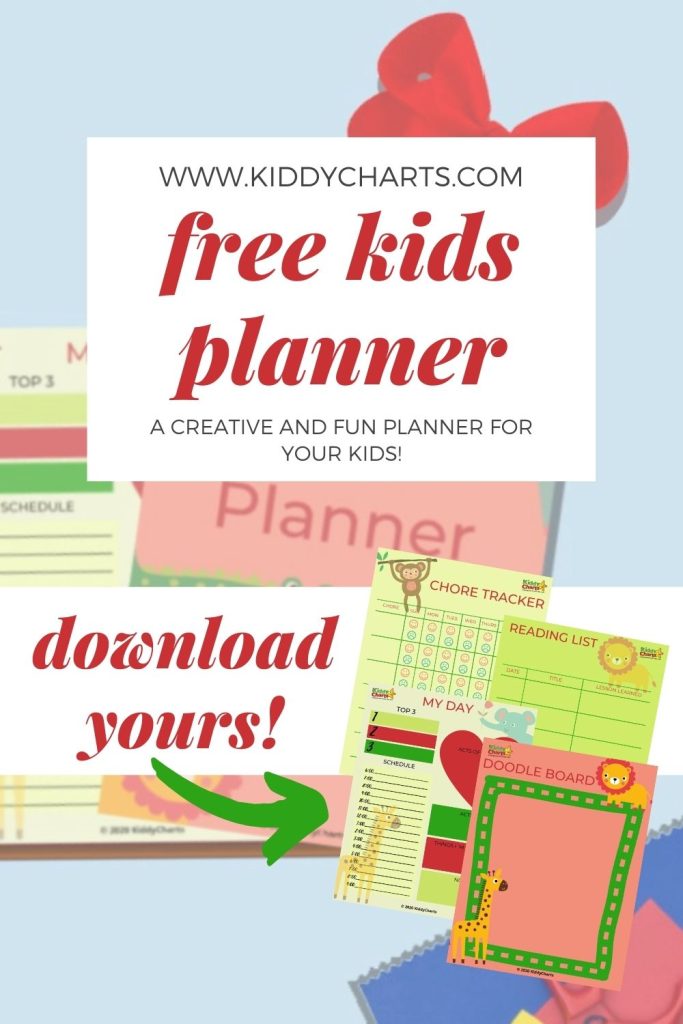 Free Kids Planner