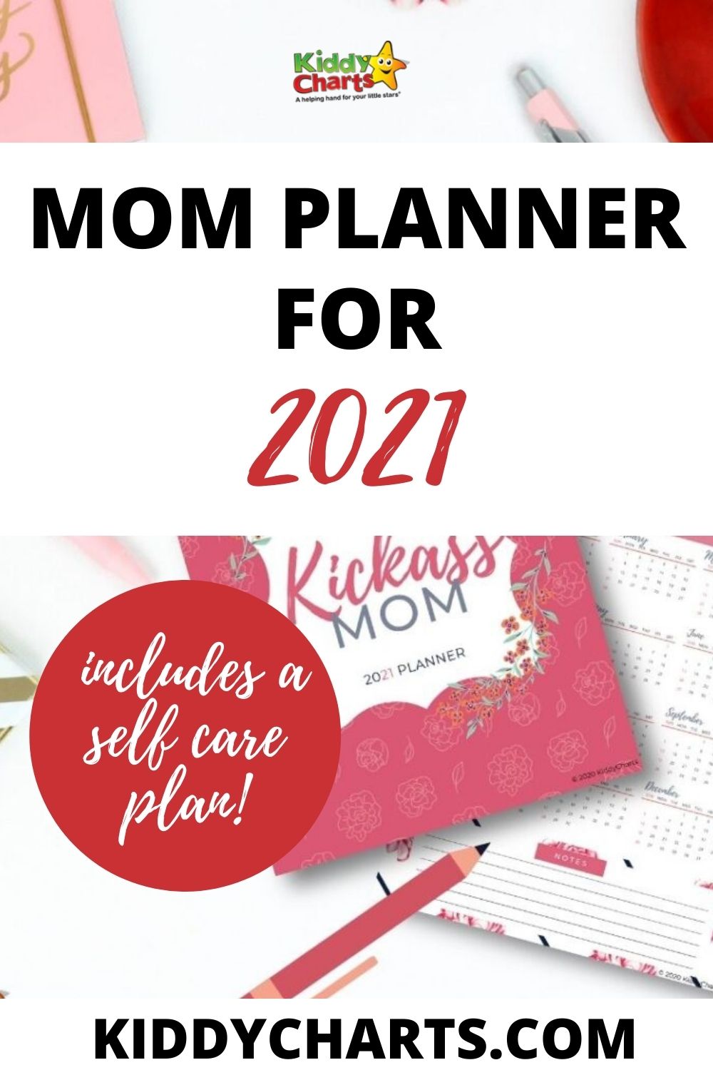 Mom Planner Including Self Care Plan