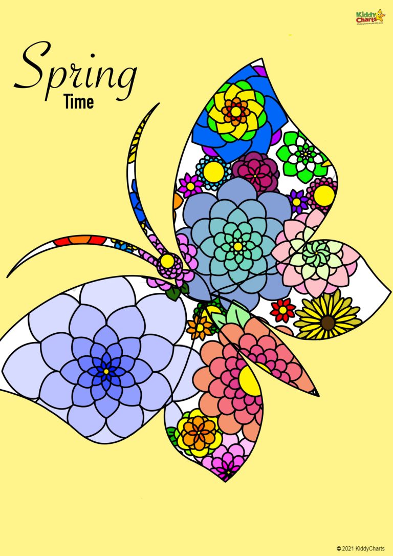 Spring Coloring Pages - Fun Printable - kiddycharts.com