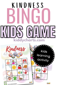 Kindness Bingo Game is Fun for All - kiddycharts.com