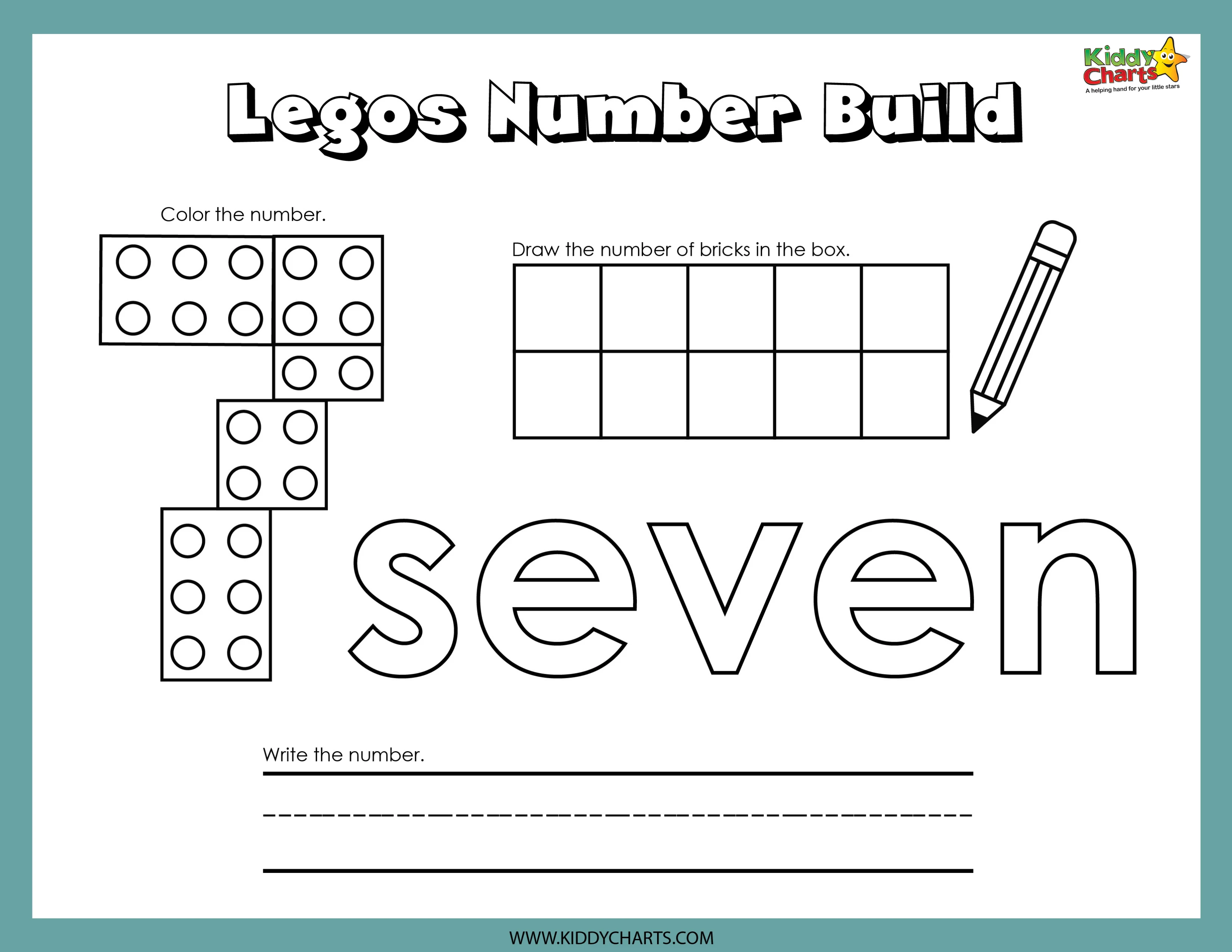 Lego numbers seven