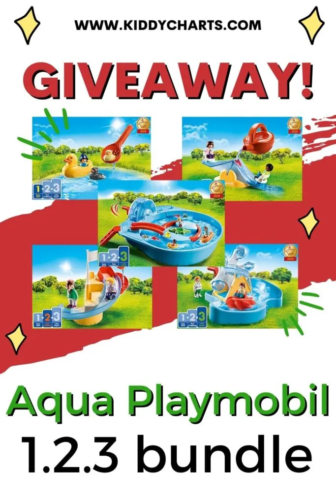 Playmobil 1.2.3 Aqua Water Wheel Carousel 