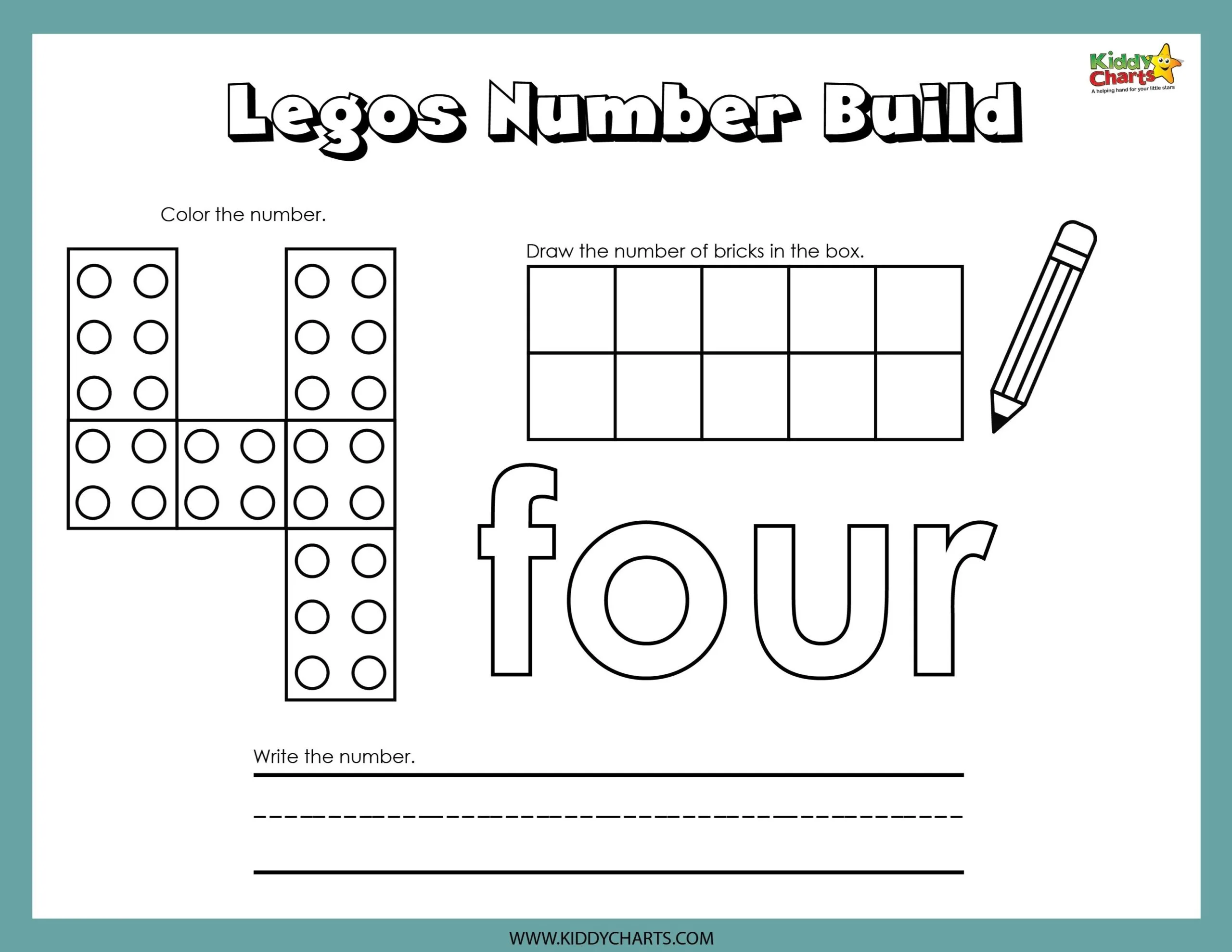 Lego numbers four