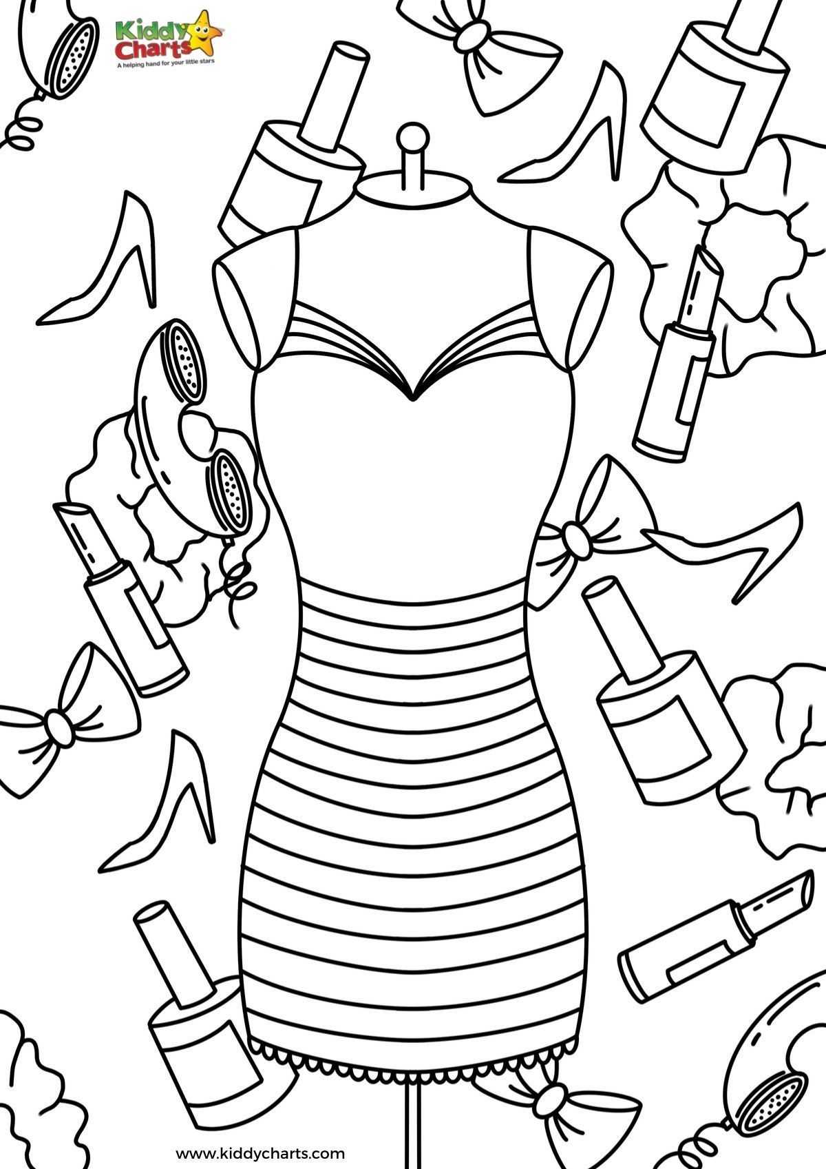 Printable Fashion Coloring Pages Printable Word Searches