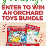 WWW.KIDDYCHARTS.COM giveaway! ENTER TO WIN AN ORCHARD TOYS BUNDLE Things To Do Speed Spelling Sticker Activity Book ORCH Salve lots of puzzles in this fian activity book Roce to build words in this fast-paced spelling gone ckers race time! e 6 First Times ORCH Tables Spotty ORCH Sausage Dogs The perfect introduction to the 2, 5 and 10 Build a spotty sousage dog times tables in this fun motching and Counting 122.