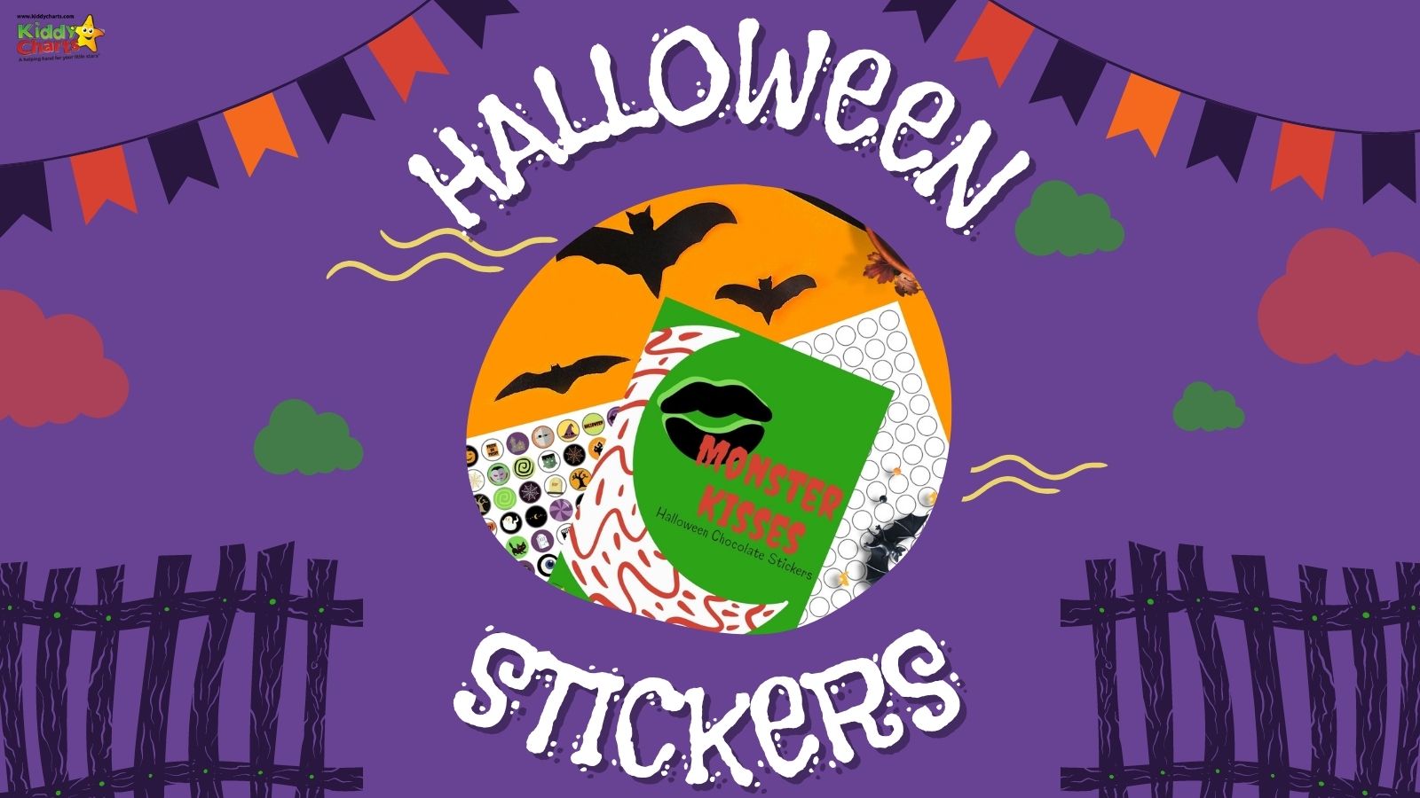 Halloween stickers: Hershey kiss template and more!