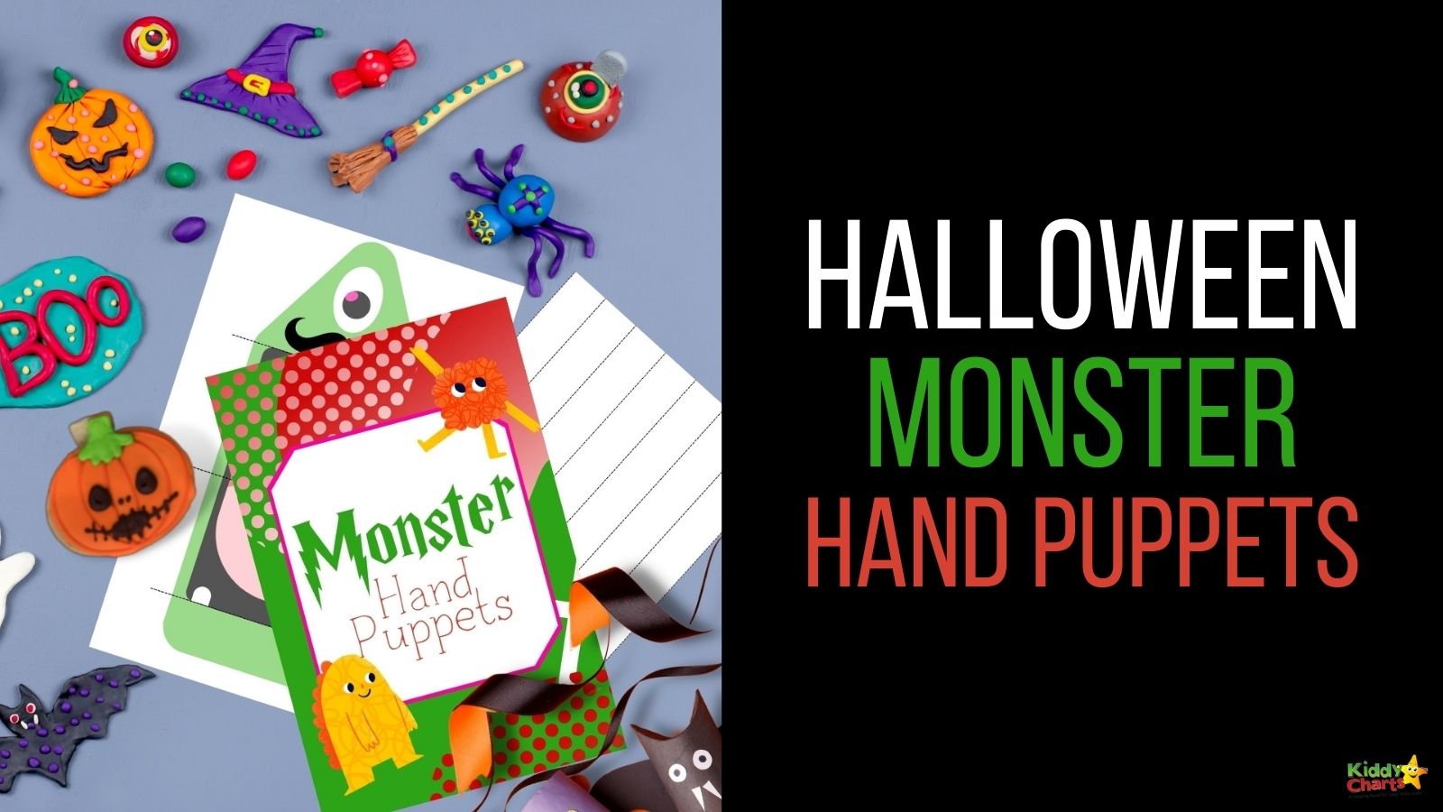 Hand puppets craft: Free monster puppets (Exclusive with Time to Pee)