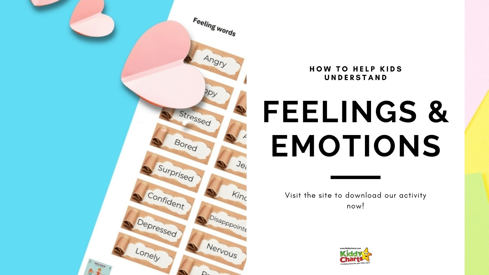 How to teach feeling and emotions: Free activity