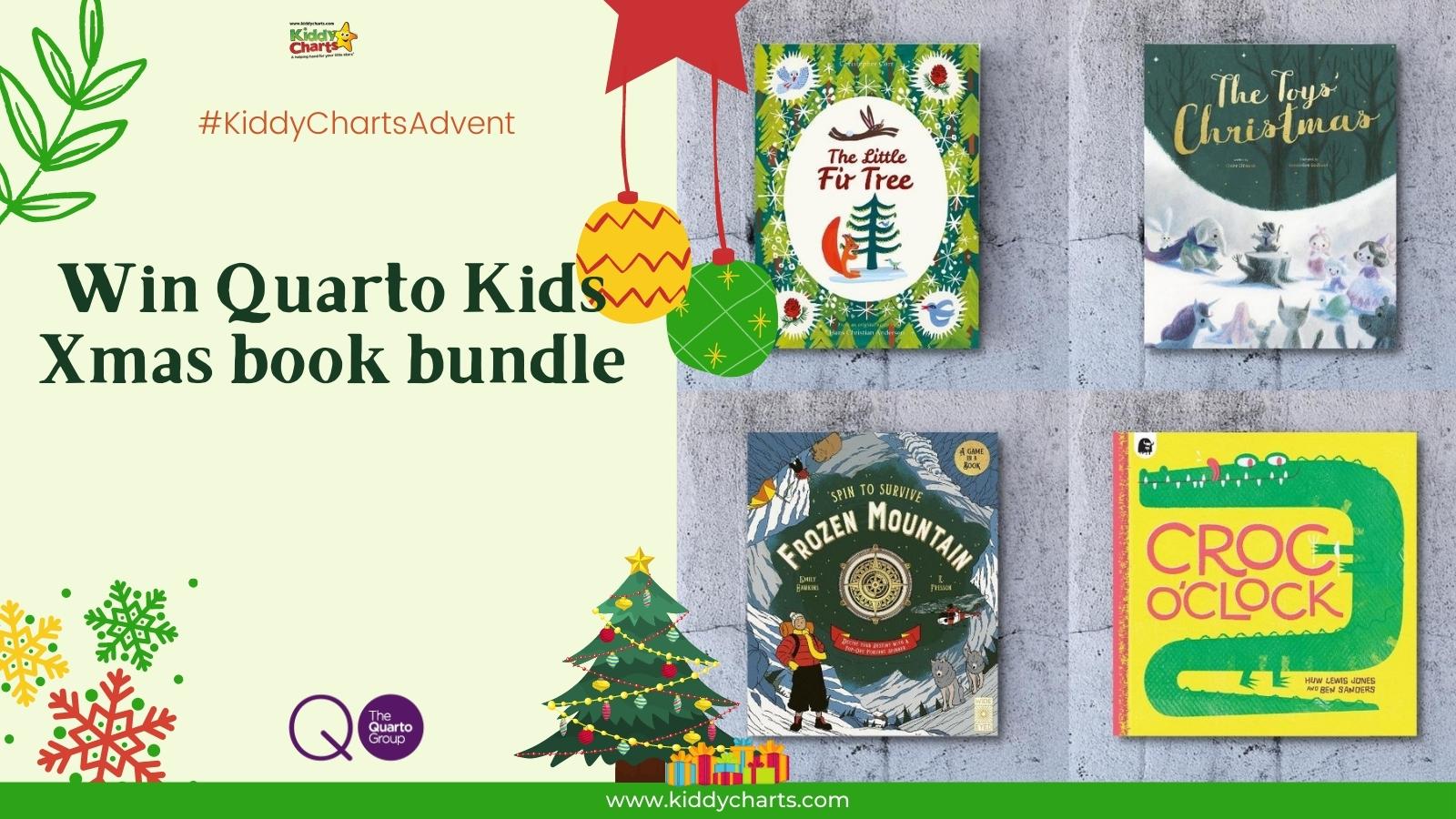 Win Quarto Kids book bundle to get ready for Christmas #KiddyChartsAdvent