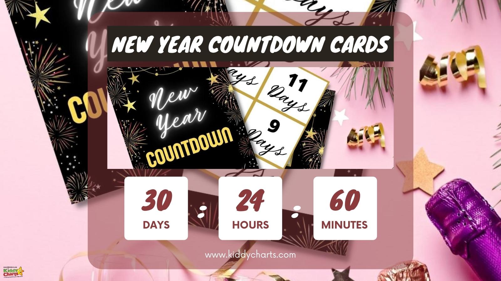 New Year countdown cards to download now