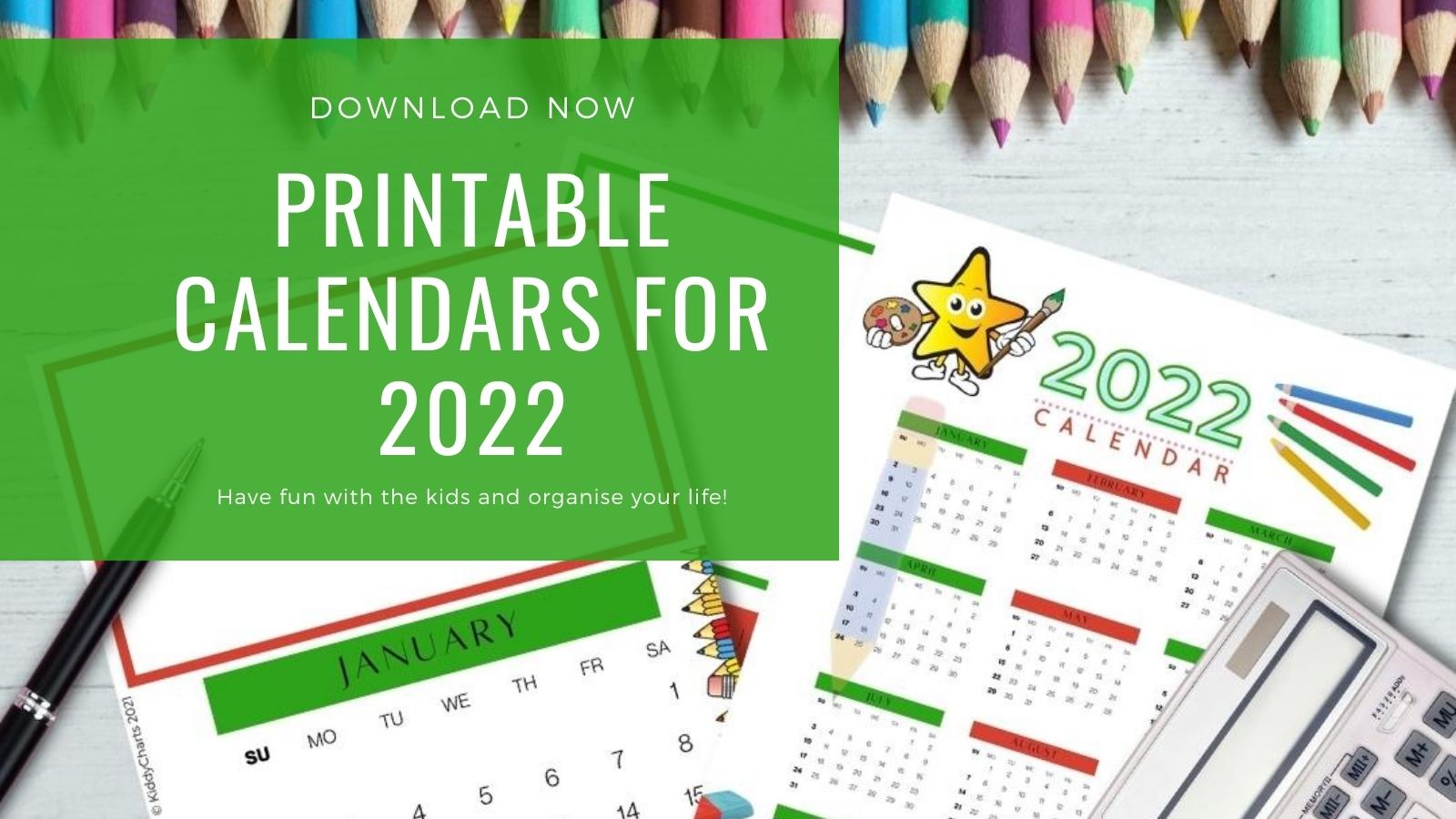 printable calendar 2022 make your own