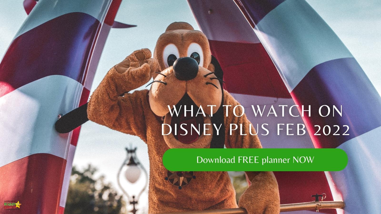 What to watch on Disney Plus monthly planner including free printable