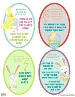 Easter egg hunt clues for kids for you to print