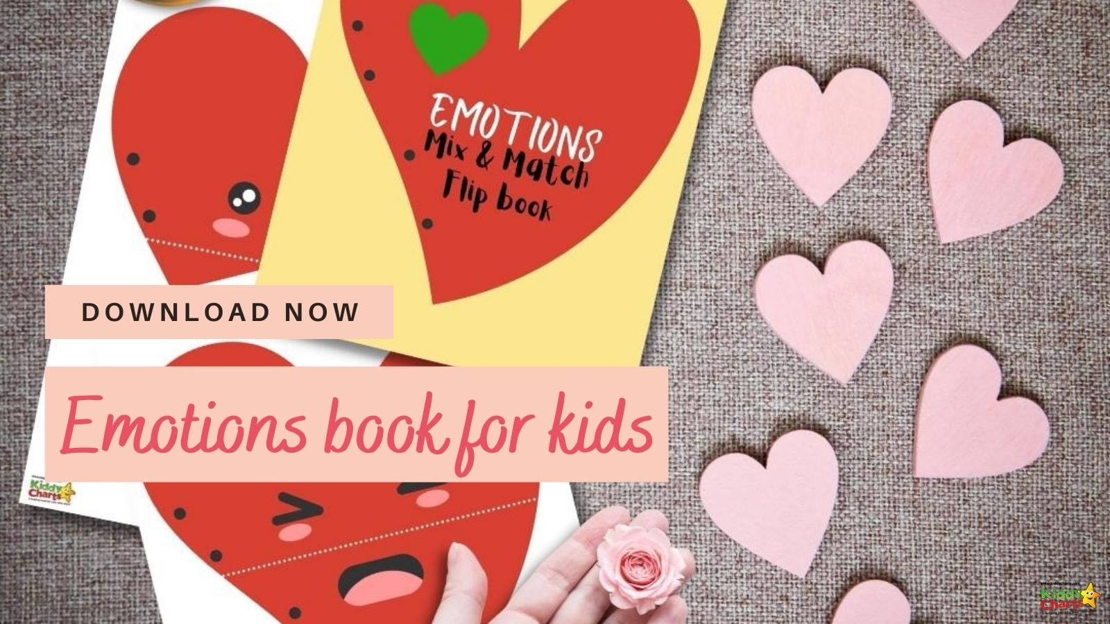 Heart-based emotion book for kids