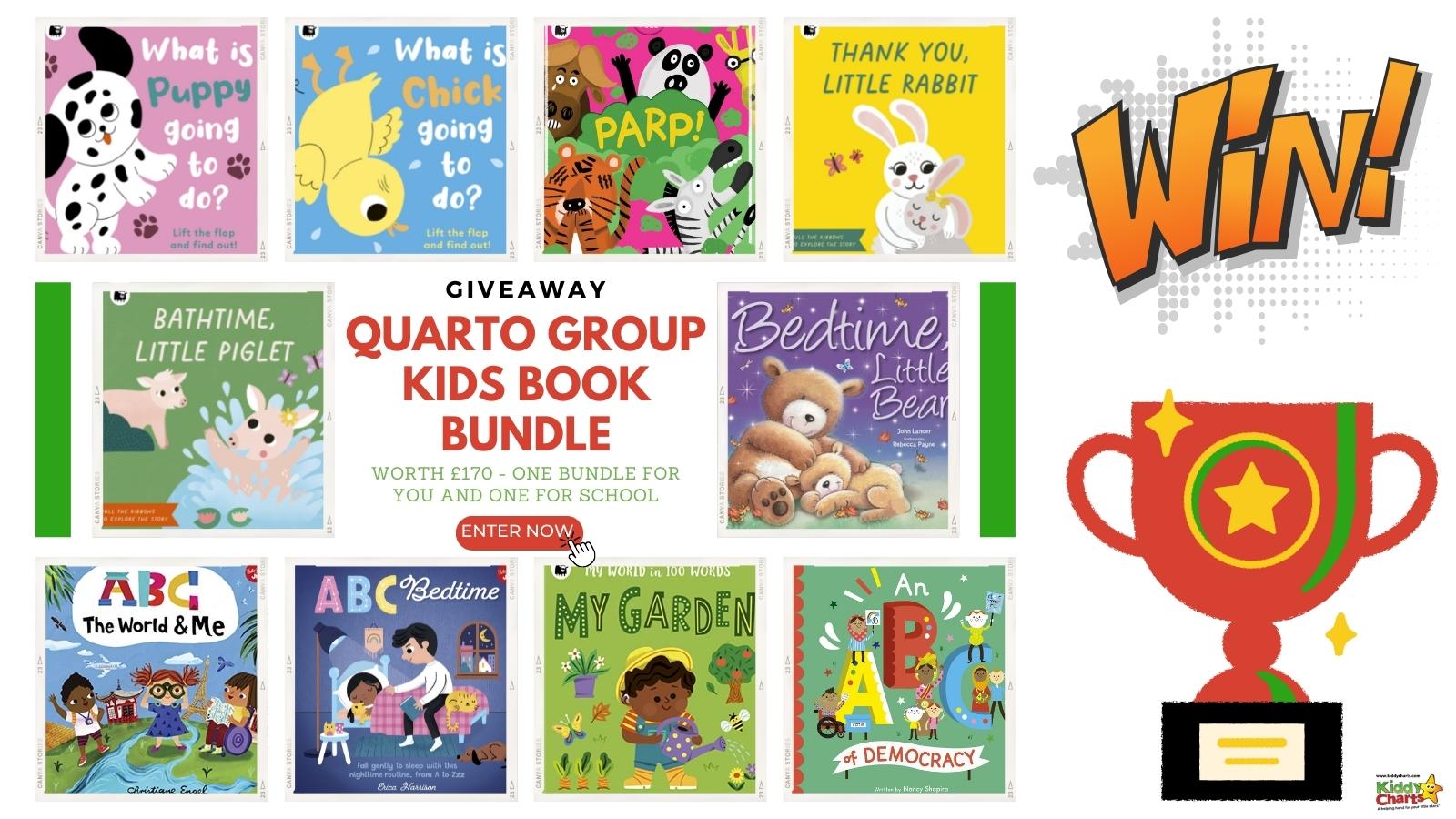 £170 Quarto Group book giveaway: A bundle for school and for you