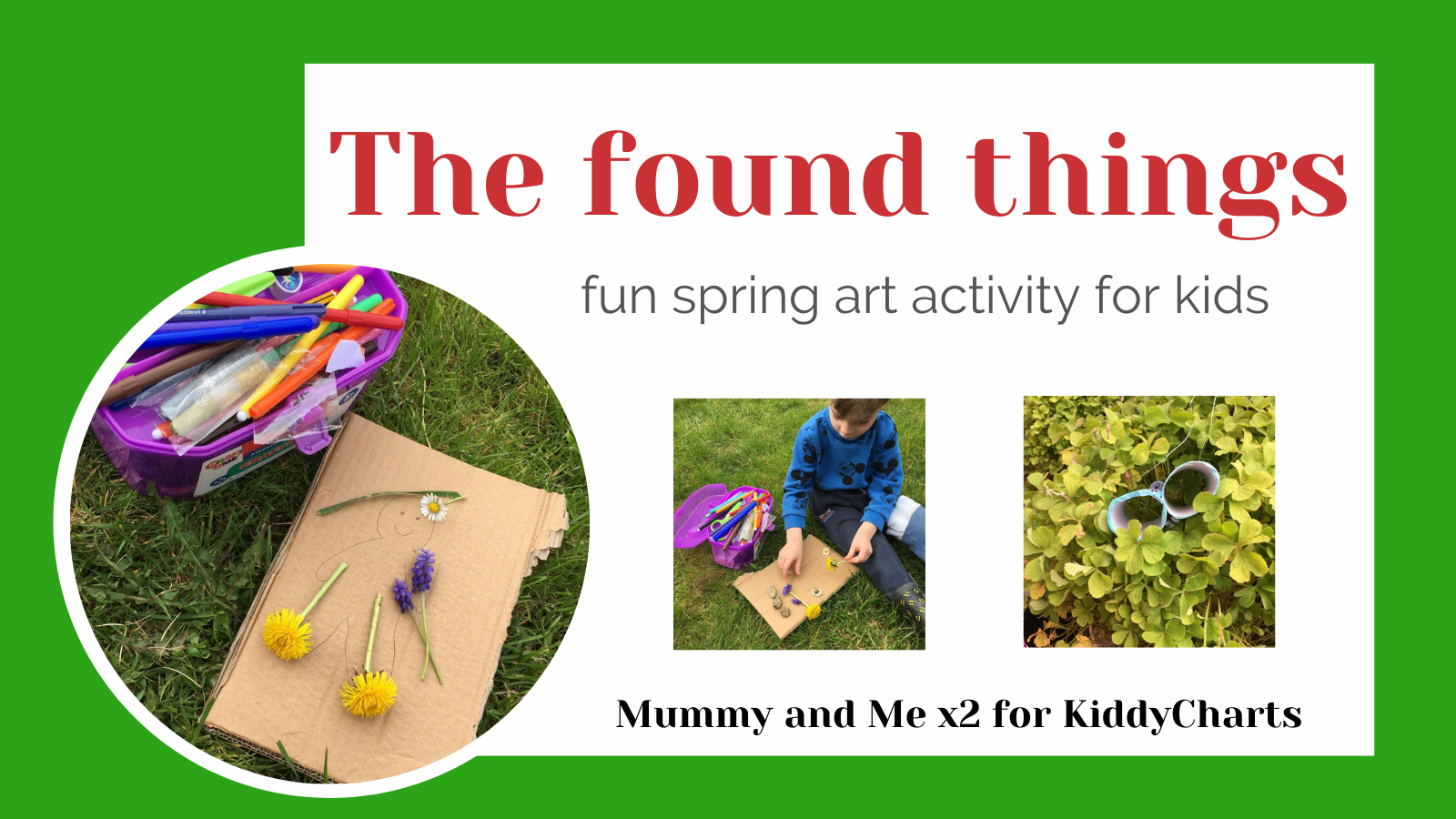 The found things spring art activity #31daysofactivities