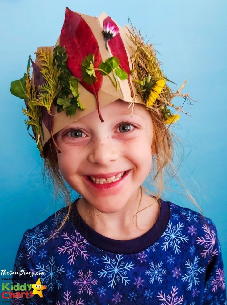 Nature crown activity for kids #31daysofactivities