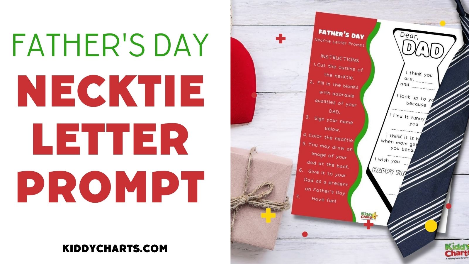 Father’s day necktie letter prompt