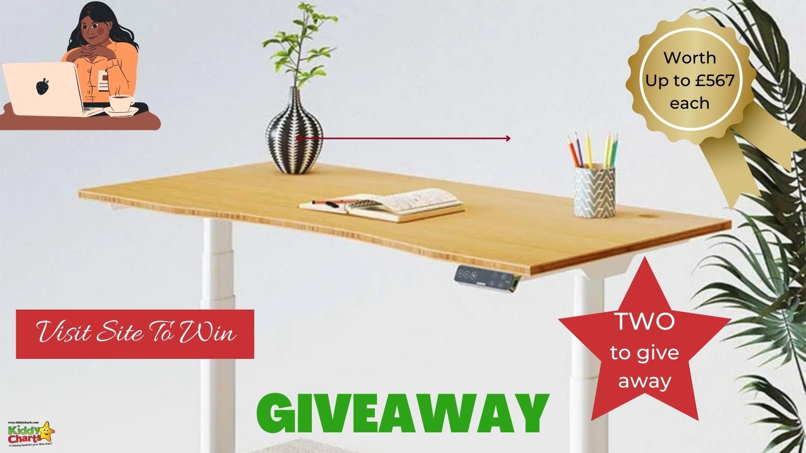 Win a fantastic FlexiSpot standing desk to celebrate their brand day! (Two available)