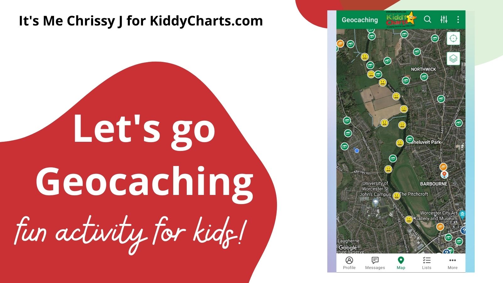 Geocaching for kids activity #31daysofactivities