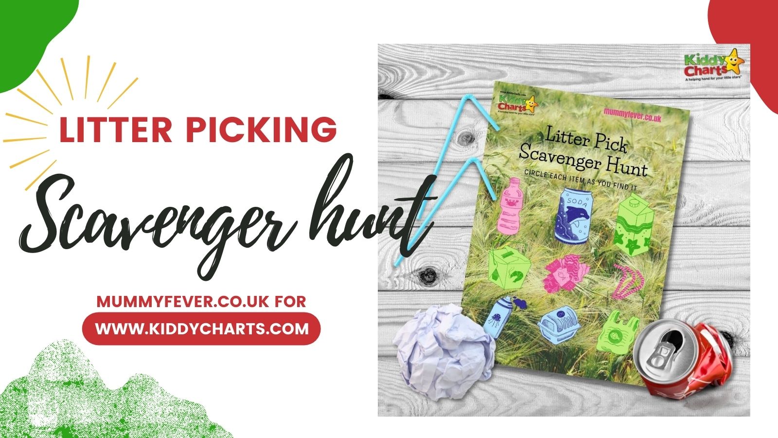 Litter Picking Scavenger Hunt Printable #31daysofactivities