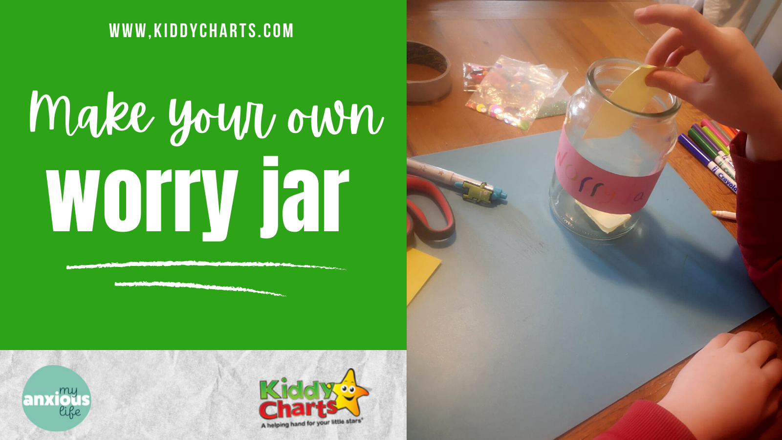 Make your own worry jar #31daysofactivities