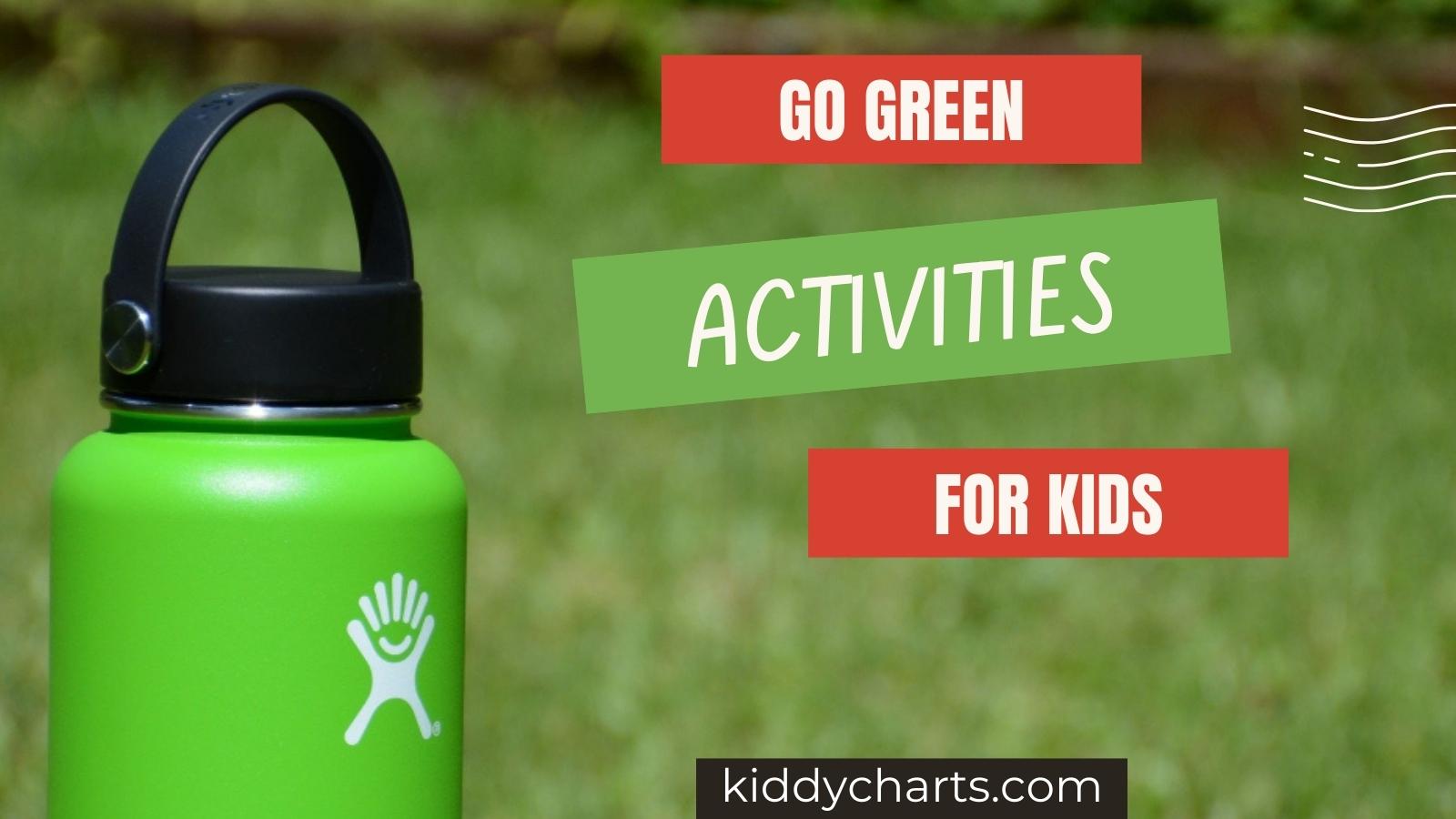 Go green activities for travelling kids