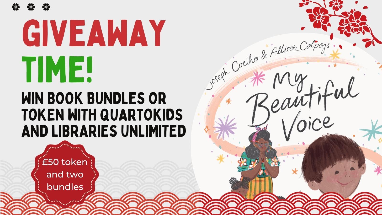 Win £50 book token and book bundles with Libraries Unlimited and QuartoKids